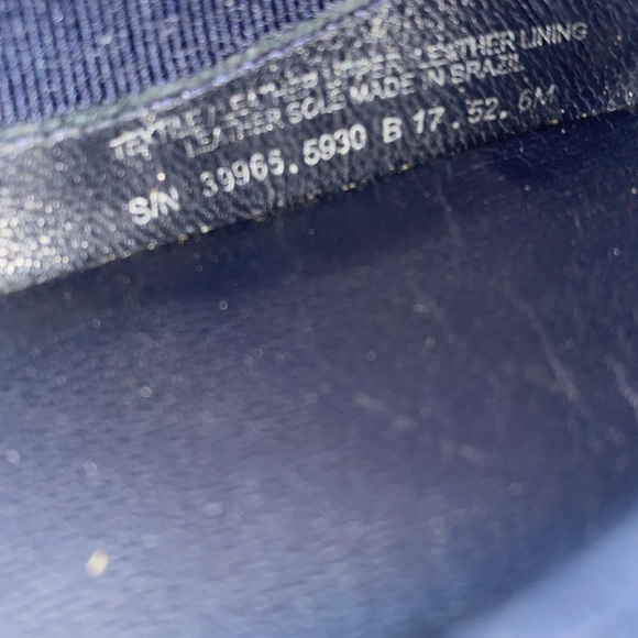 Tory Burch Caroline 2 Ballet Flats Dark Blue/White Striped Sz 6M Women’s - Picture 12 of 14